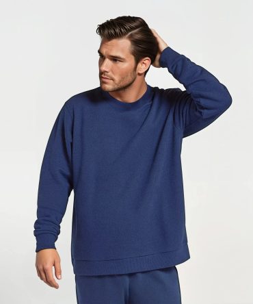 Men's Merino Blend Sweatshirt - Deep Navy