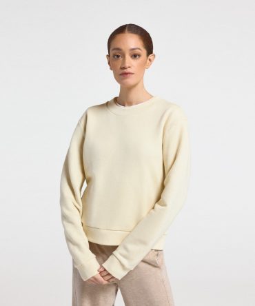 Women's Merino Blend Sweatshirt - Stony Cream Heather