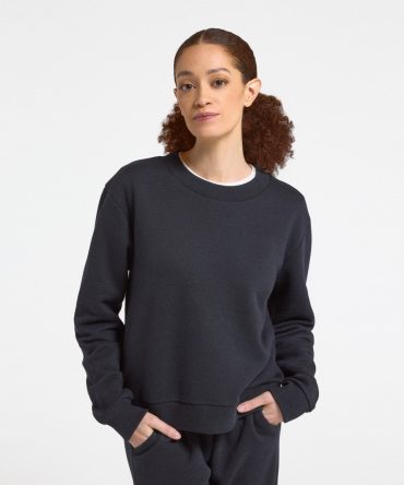 Women's Merino Blend Sweatshirt - True Black