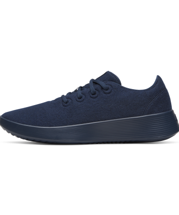 Men's Wool Runner Go - Deep Navy (True Navy Sole)