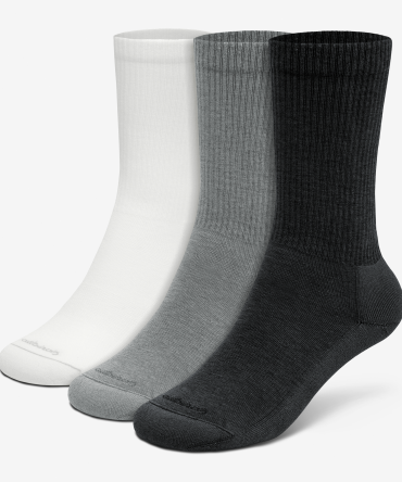 Anytime Crew Sock 3-Pack - Blizzard/Medium Grey/Natural Black