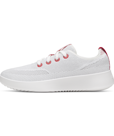 Women's Tree Runner Go - Blizzard/Bold Red (Blizzard Sole)