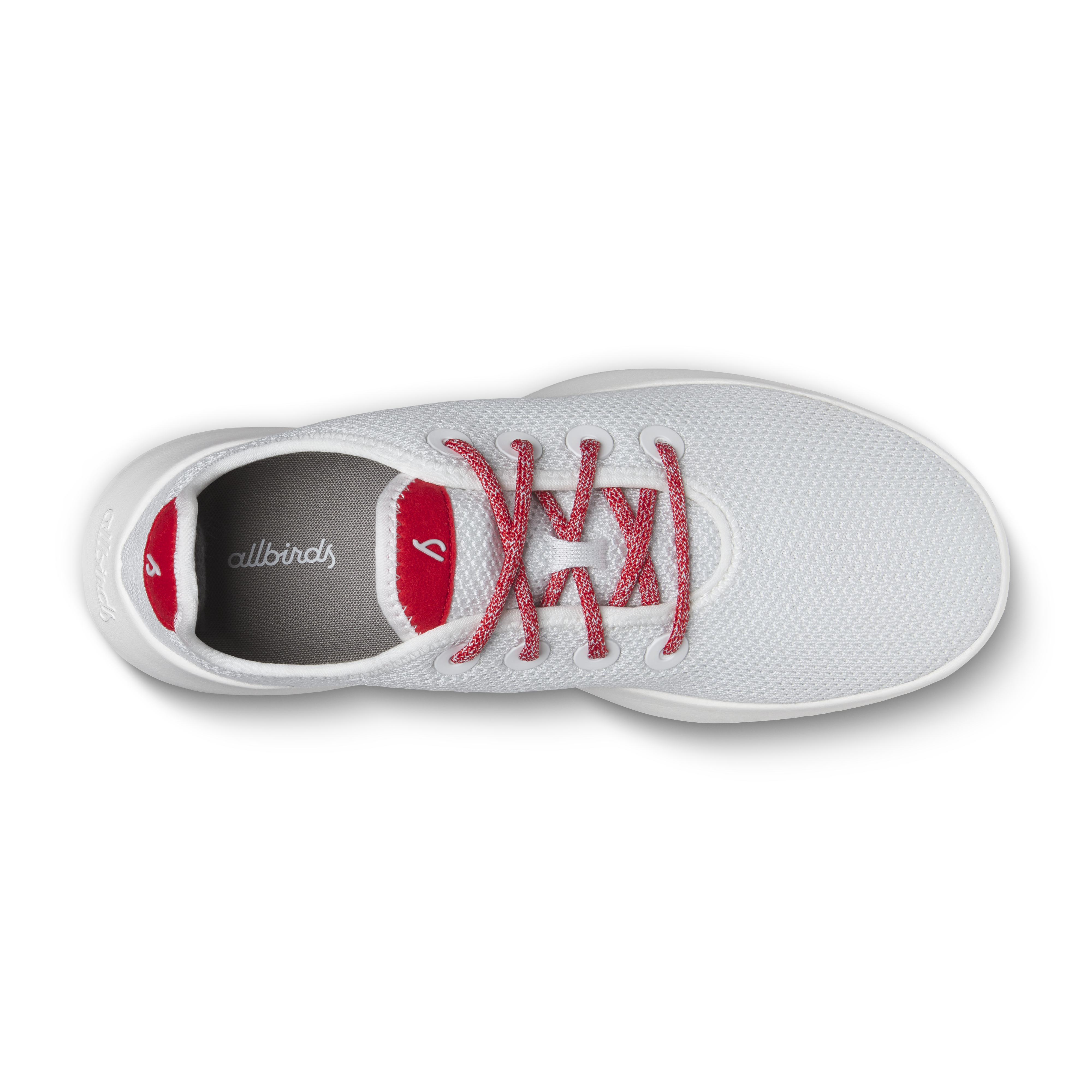 Women's Tree Runner - Blizzard/Bold Red (Blizzard Sole) - Image 3