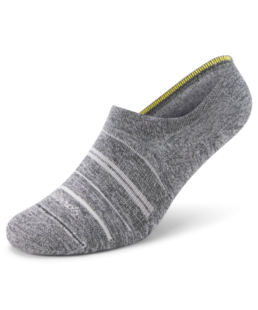 Anytime No Show Sock - Natural Grey Heather/Light Grey