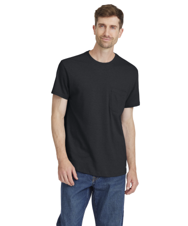 Men's Soft Merino Tee - True Black