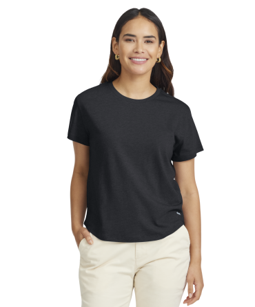 Women's Soft Merino Tee - True Black
