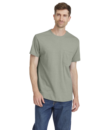 Men's Soft Merino Tee - Hazy Pine