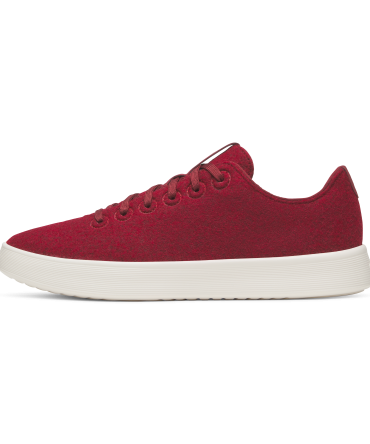 Men's Wool Cruiser - Burgundy (Natural White Sole)