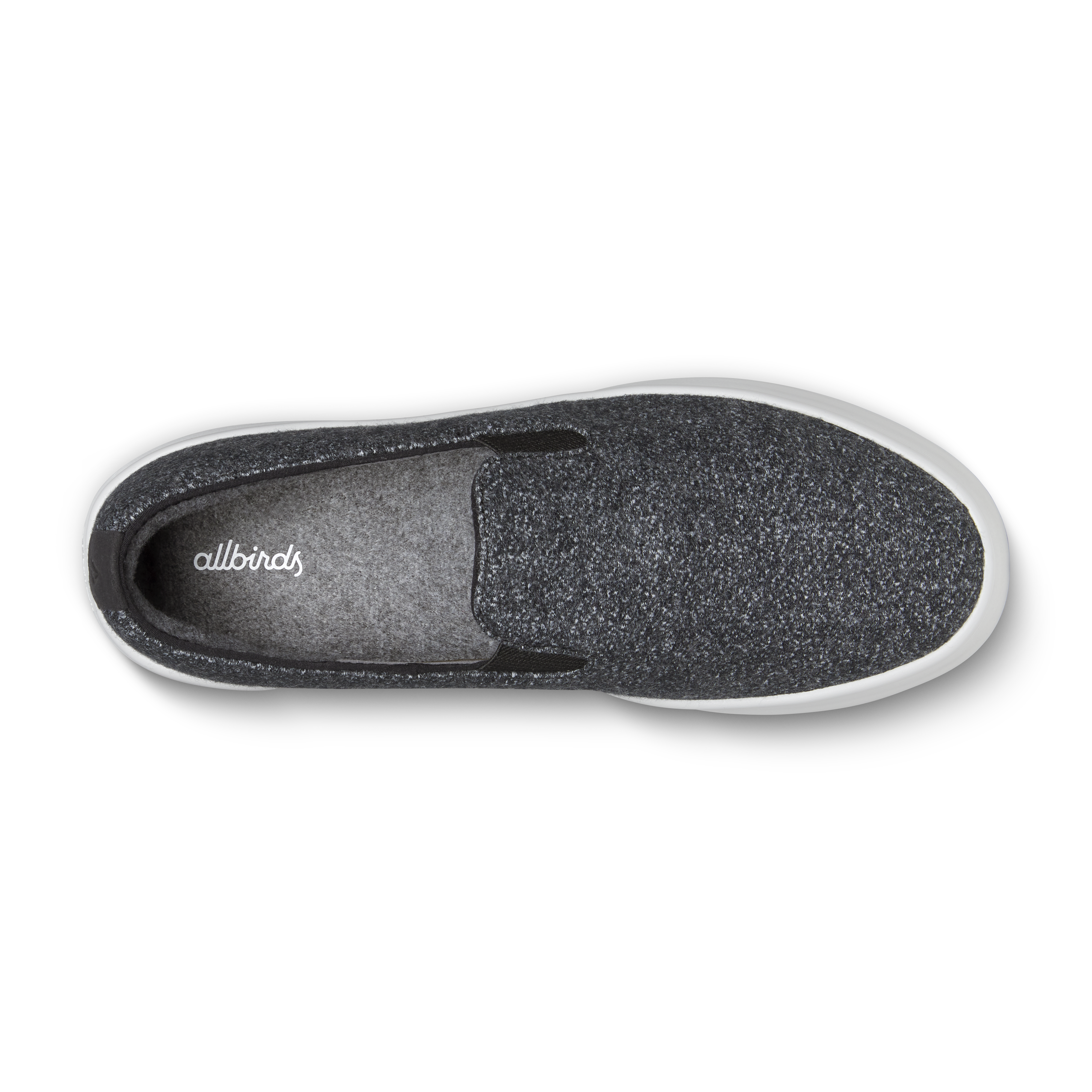 Women's Wool Cruiser Slip On - Dark Grey (Light Grey Sole) - Image 3