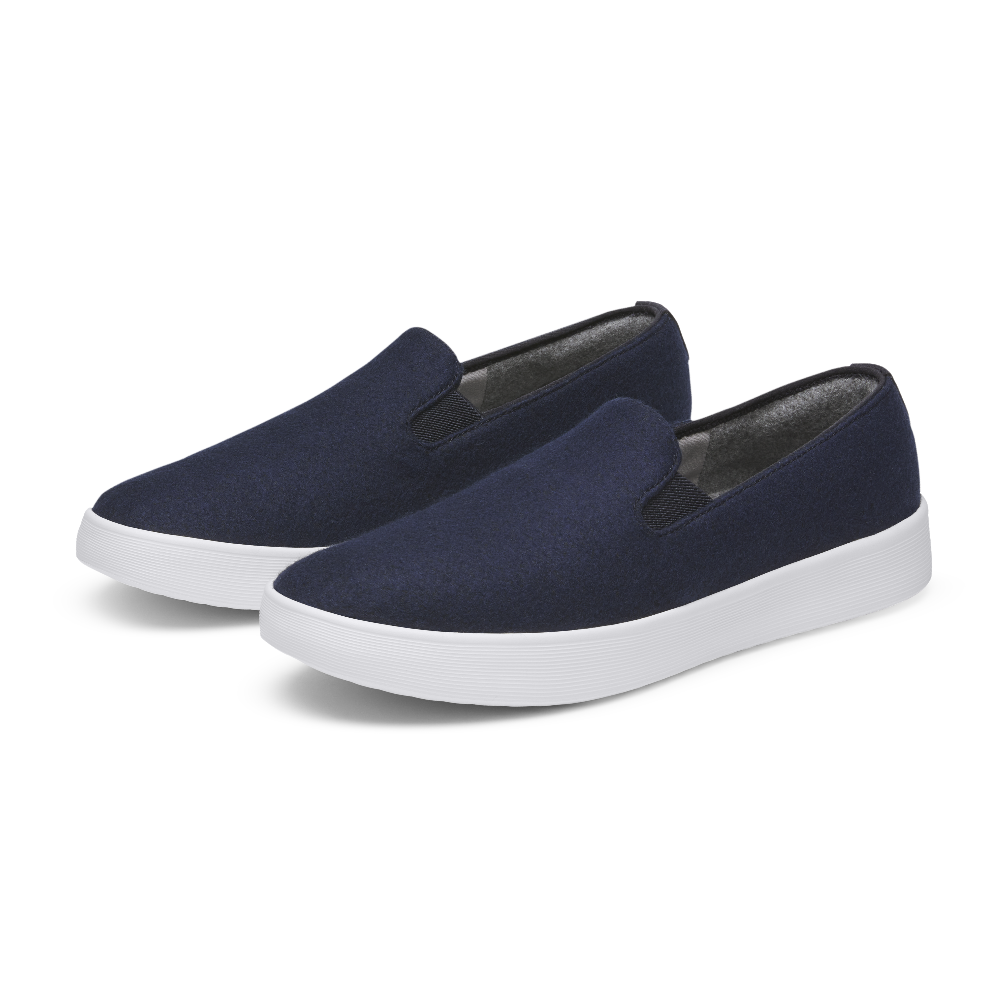 Women's Wool Cruiser Slip On - Dark Navy (Blizzard Sole) - Image 5