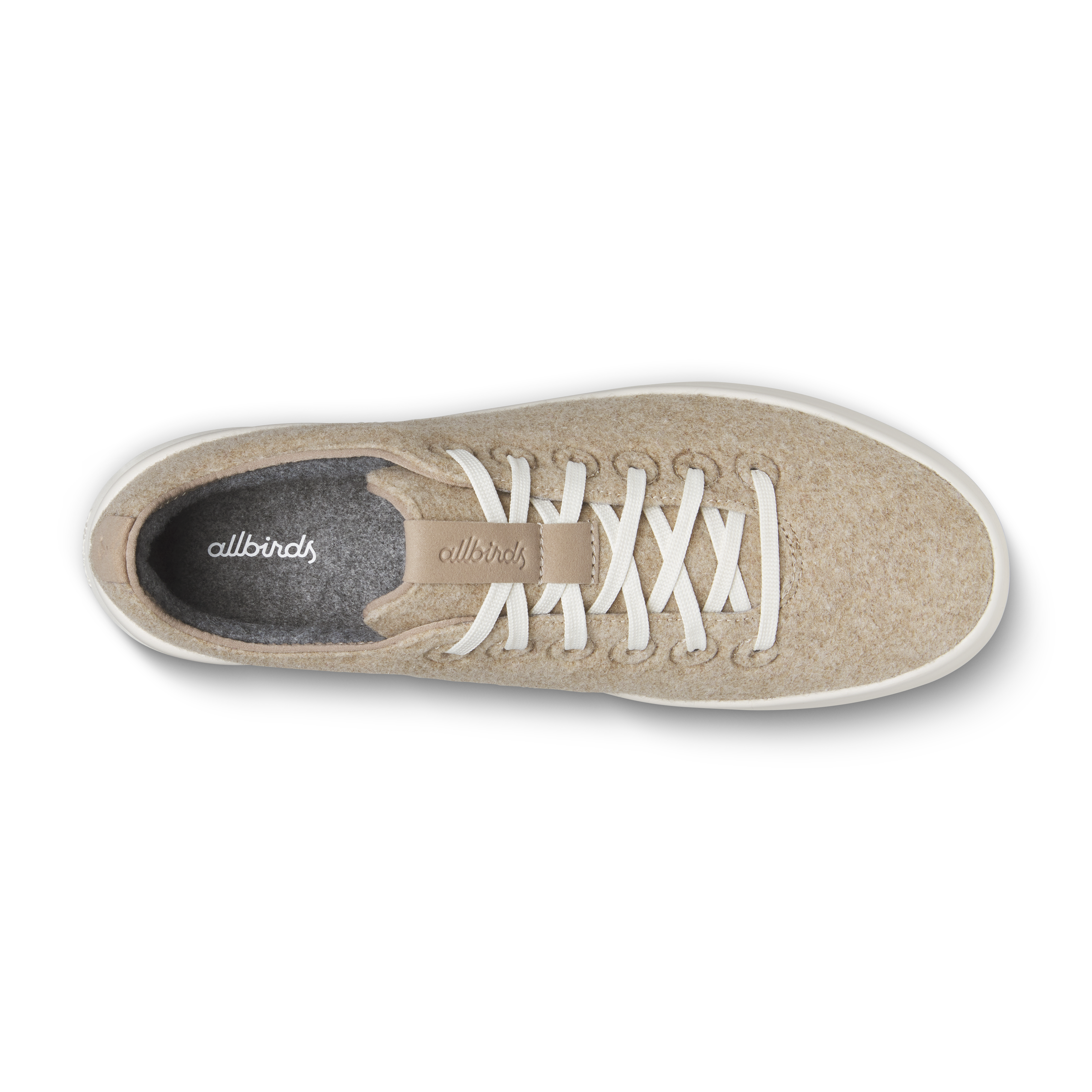 Men's Wool Cruiser - Light Tan (Natural White Sole) - Image 3