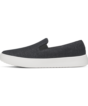 Women's Wool Cruiser Slip On - Natural Black (Blizzard Sole)
