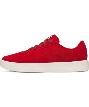 Men's Wool Cruiser - Poppy Red (Natural White Sole)