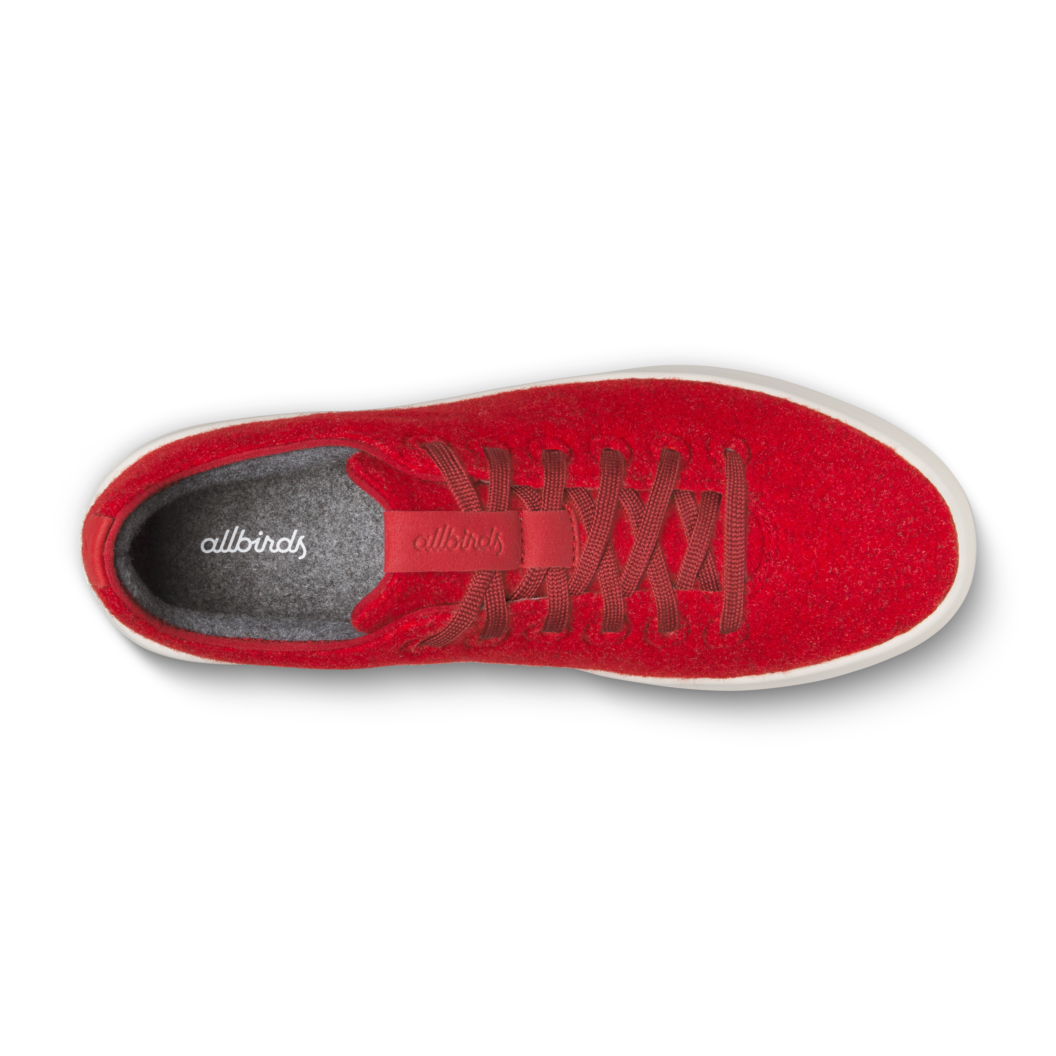 Men's Wool Cruiser - Poppy Red (Natural White Sole) - Image 3
