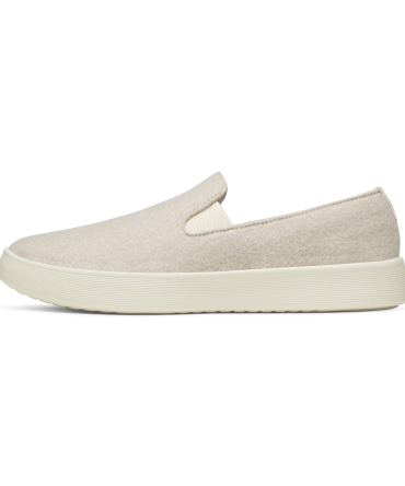 Women's Wool Cruiser Slip On - Rugged Beige (Stony Cream Sole)