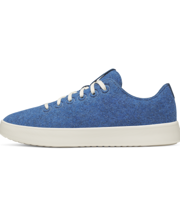 Men's Wool Cruiser - Sapphire Blue (Natural White Sole)