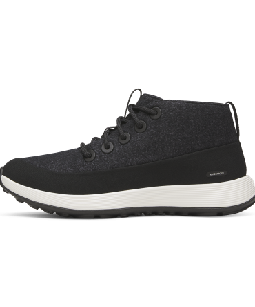 Women's Wool Runner NZ Mid Waterproof - Natural Black (Natural White Sole)