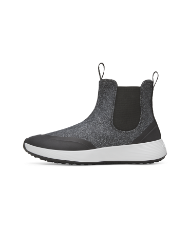 Men's Wool Runner Chelsea - Natural Grey (Light Grey Sole)