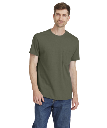 Men's Soft Merino Tee - Thunder Green