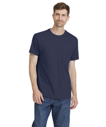 Men's Soft Merino Tee - Deep Navy