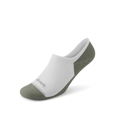 Anytime No Show Sock - Blizzard/Thunder Green