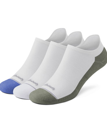 Anytime Ankle Sock 3-Pack - Blizzard/Royal Blue/Thunder Green