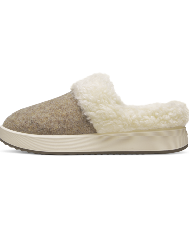 Women's Kiwi Slipper - Dark Camel (Stony Cream Sole)