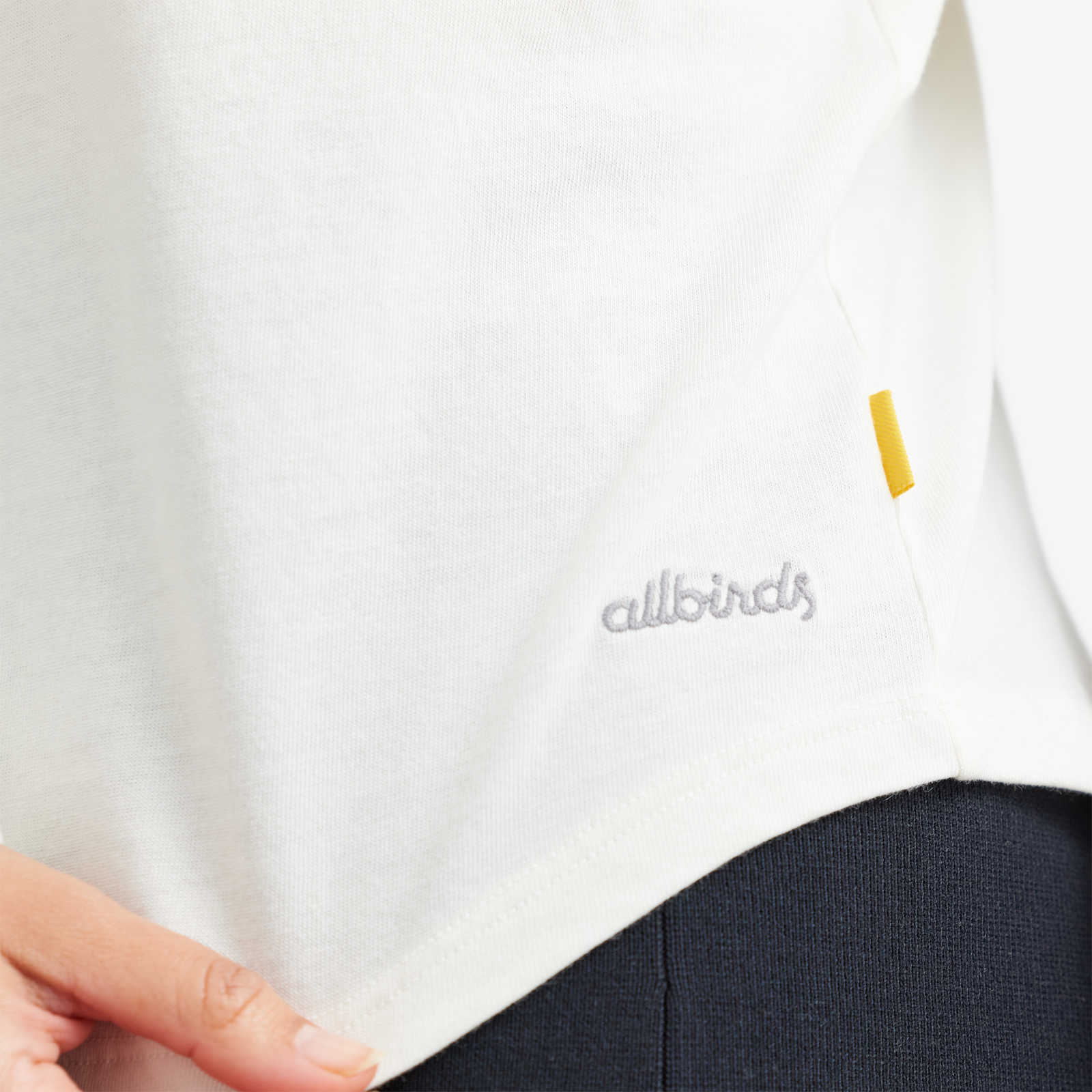 Women's Soft Merino Long Sleeve Tee - Natural White - Image 4