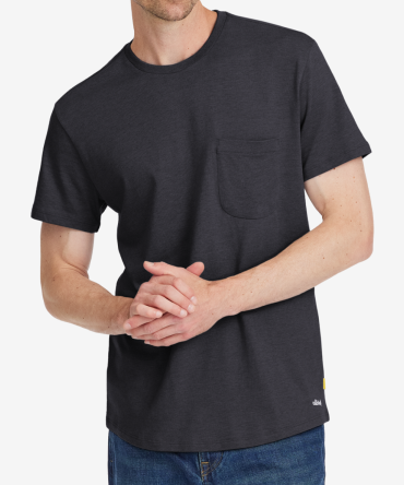 Men's Soft Merino Tee - Natural Black