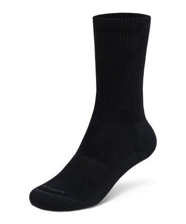 Anytime Crew Sock - Natural Black
