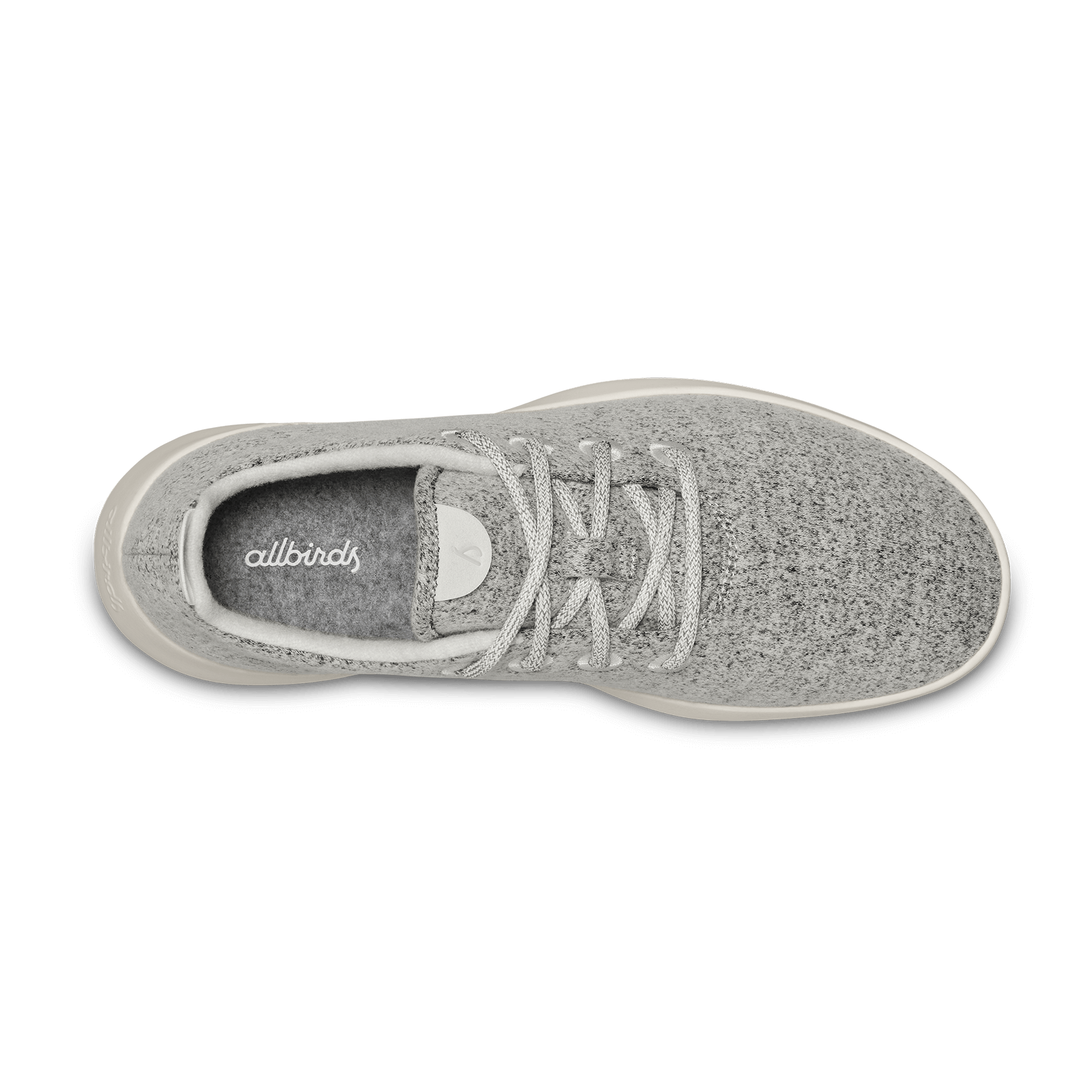 Men's Wool Runner - Dapple Grey (Cream Sole) - Image 4